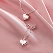 HEART CHAIN EARRING