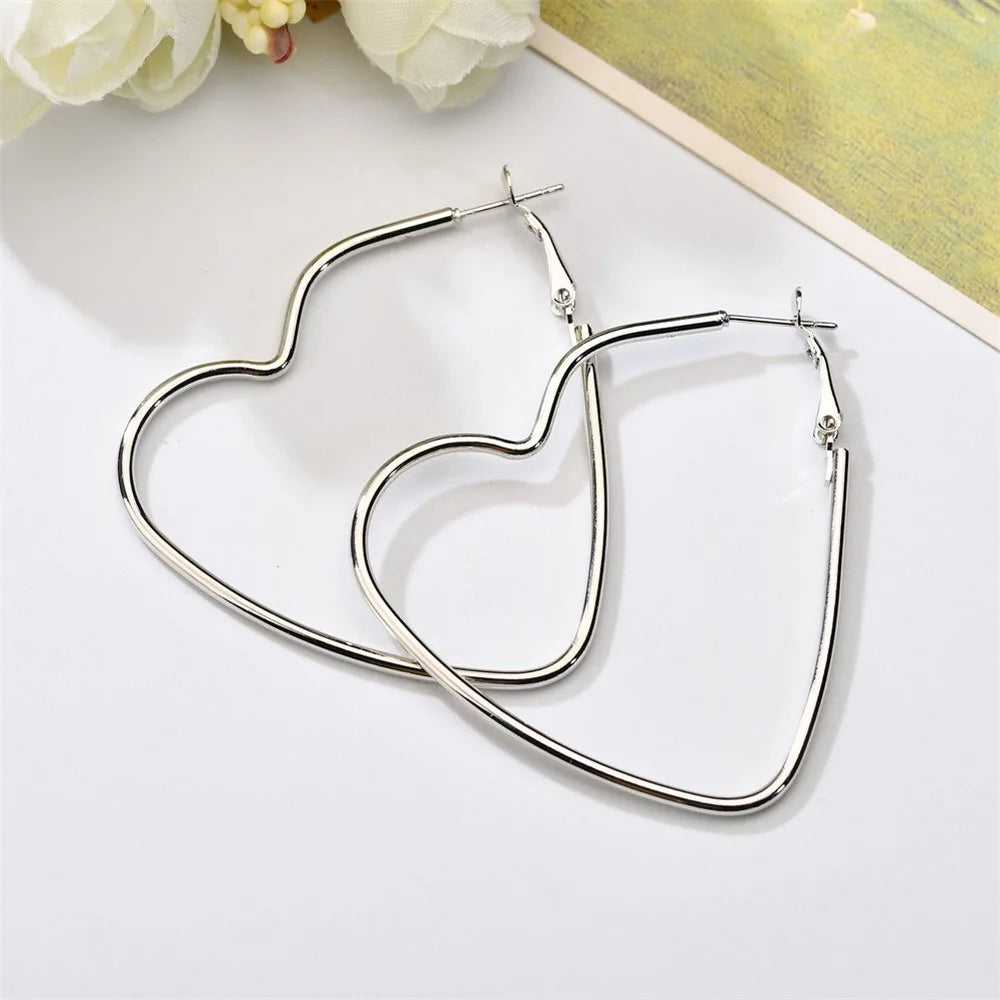 BIG HEART EARRINGS