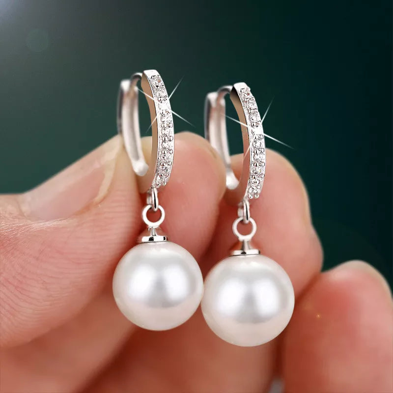 PEARL SPARK EARRINGS