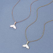 GOLD WHALE NECKLACE