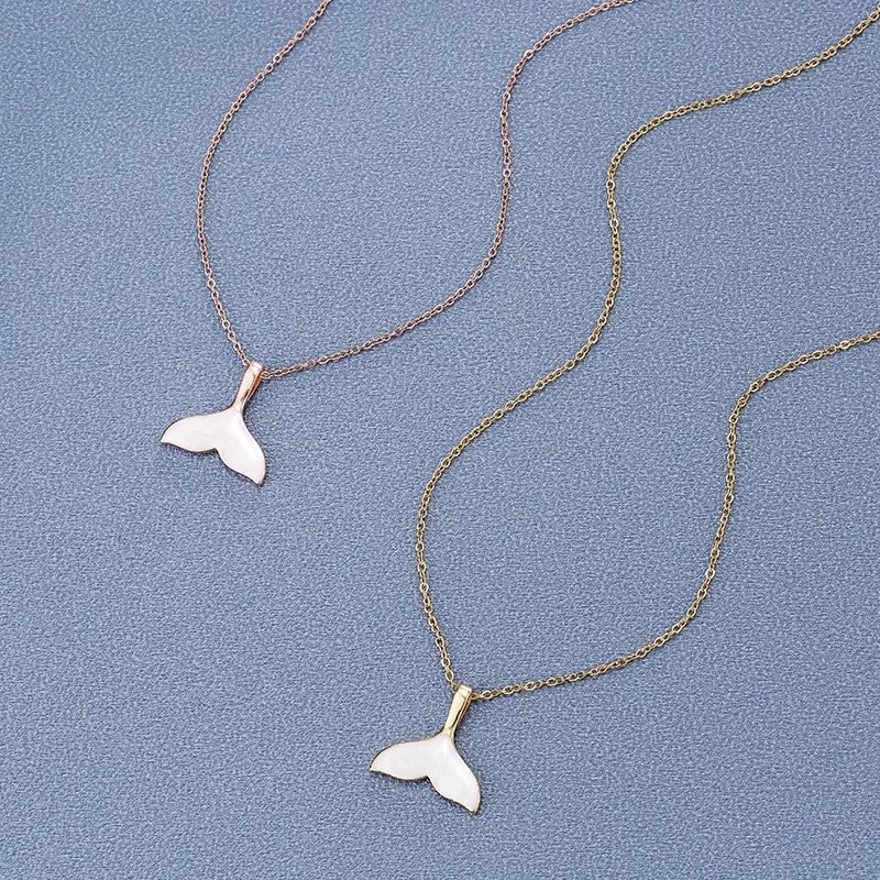 GOLD WHALE NECKLACE