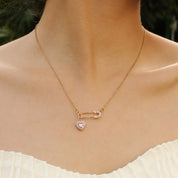 SAFETY PIN NECKLACE